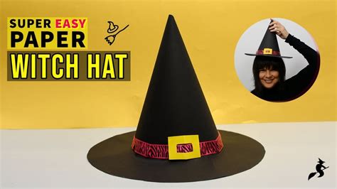 Diy paper plate witch hat